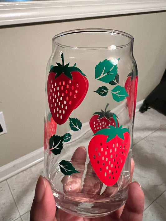 Strawberry Libby Glass